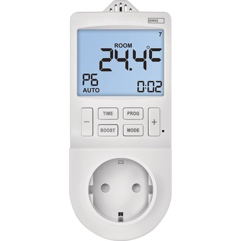 Thermostat 2 en 1 et minuterie, régulateur numérique de température ambiante et Prise de minuterie pour Chauffage et Refroidissement, radiateur, Chauffage Infrarouge, Aquarium, Terrarium, Serre (1/5)