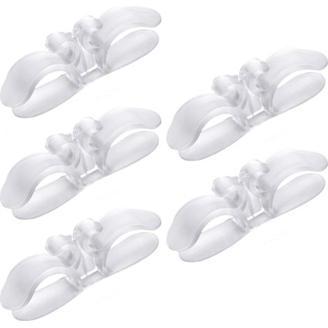 Organisateur de câbles pour appareils de cuisine - Organisateur de câbles anti-nœuds -transparent-Ensemble de 5 pièces (1/5)