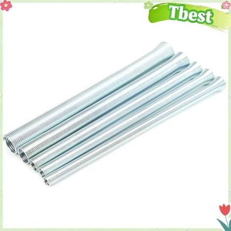 Tbest Ressort de cintreuse 5 Pièces Ressort de Cintrage, Jeu de Tubes Souples élastiques Courbés Accessoires de bricolage pour (1/5)