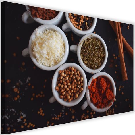 Cadre déco Épices de cuisine 60x40 (1/5)