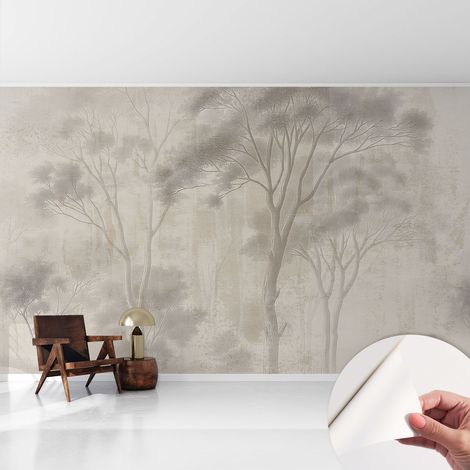 Fotomurale adesivo stickers - per camera da letto - per corridoio - decorazione casa moderna Armonia elegante 416x254 cm (1/5)