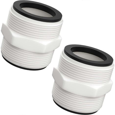 Kit de raccord de tuyau de piscine fendu compatible avec la pompe de piscine Intex Coleman 1,5" avec 2 joints toriques, un (1/5)