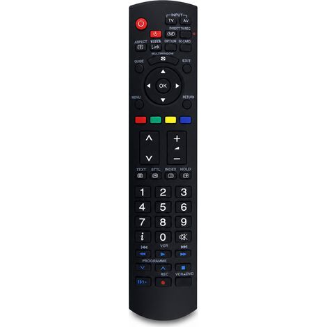 Télécommande TV Compatible avec Panasonic N2QAYB000114, Sans Configuration (1/5)