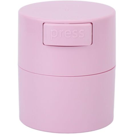 Pair Boîte de Rangement pour Colle à Cils à Pression Négative Grande Capacité Pot Rose (1/5)