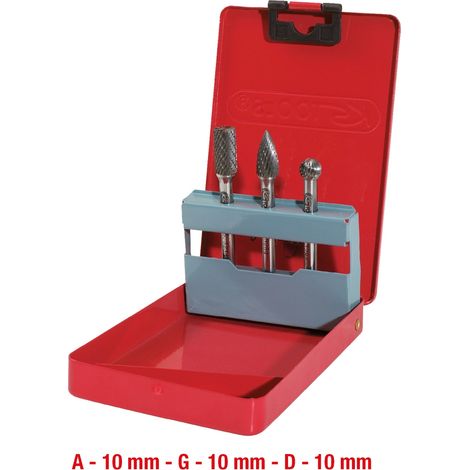 Fräserset KS TOOLS HM - 3 Stück - 515.3203