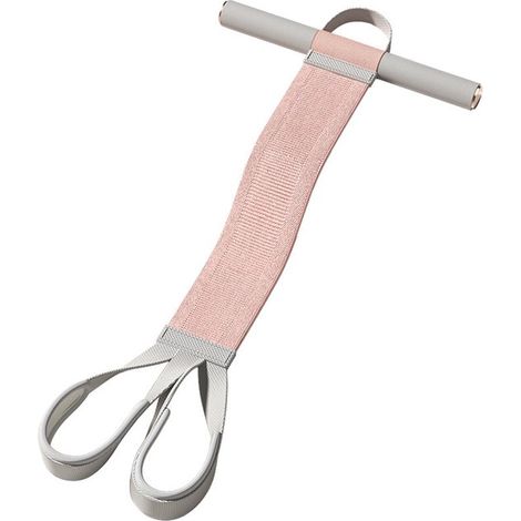 Fascia elastica per pedali - Corda addominale elastica resistente alla rottura - Allenamento completo per tutto il corpo - per allenamento di forza e metodi di allenamento di forza - Rosa (1/5)