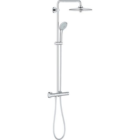 Grohe 27615001 Sistema Termostatico Doccia, Ecojoy Euphoria, Cromo, Soffione 260 (1/5)