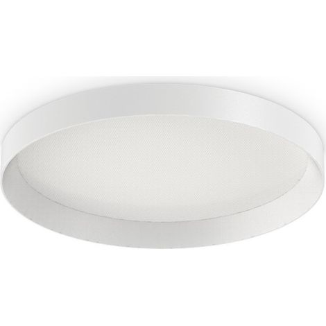 Décoratif Rond Simple Flush Blanc, 4000K (1/2)