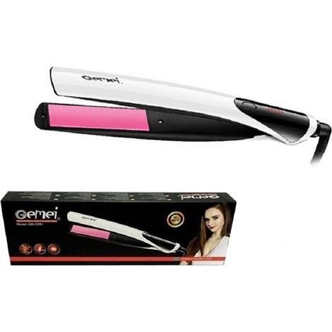Trade Shop - Piastra Ferro Per Capelli Lisci Professionale Piatto In Ceramica 45 Watt Gm-2991 - (1/5)