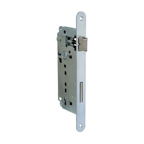 SERRATURA PATENT B.TONDO CROMO OPACO 040T BONAITI  I.MM 90 F.MM 22 E.MM 50