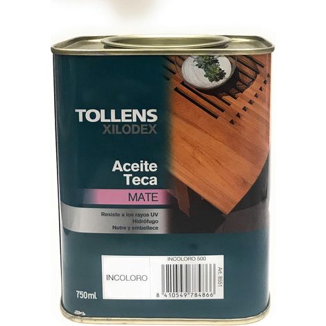 ACEITE TECA INCOLORO 750ML - Tollens