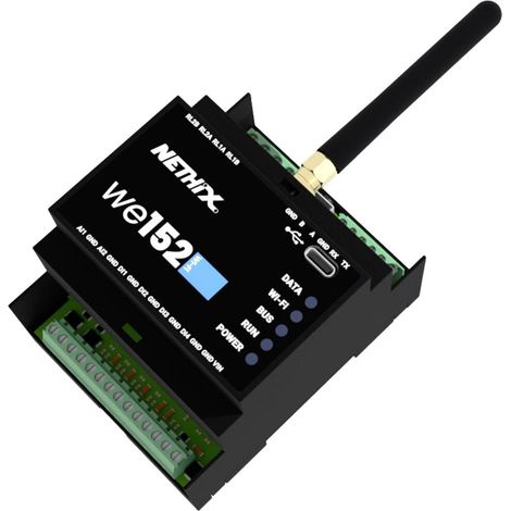 Nethix 90.01.020 WE152 LTE Module d'acquisition des données Nombre d'entrées: 2 x Nbr. de sorties: 2 x 32 V/DC 1 pc(s) V309813 (1/3)