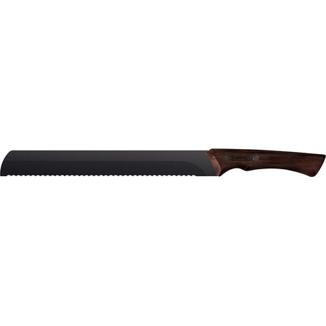 BLACK COLLECTION COLTELLO SLICER SEGHETTATO 10' FSC
