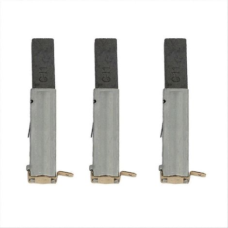 Set de 3 Charbons Moteur Universel pour Aspirateur - Balais Carbone de Rechange, Compatible avec Divers Modèles, Pièce Détachée pour Nettoyage Efficace (1/5)