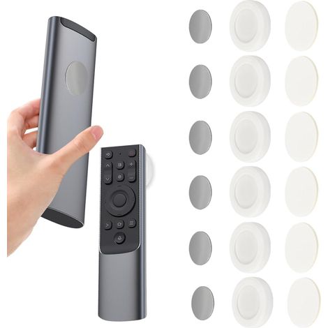 5 Paquets de Support Telecommande Mural magnétique Support de Télécommande Aimant Mural, Support Mural Telecommande Magnétique Mural Sans Perçage pour la Maison, à l'école (1/5)