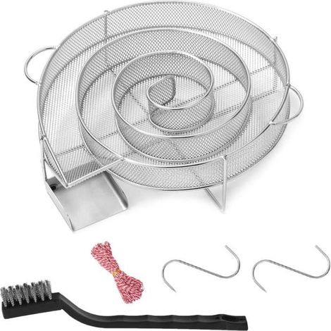 Professioneller Kaltrauchgenerator - Edelstahl - 19x16,5x5 cm - Ideal für Fleisch und Gemüse (1/4)
