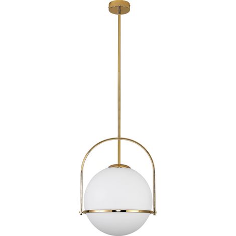 Lampada a Soffitto a Sfera di Vetro - Lampada a Sospensione Dorata - Anette Oro