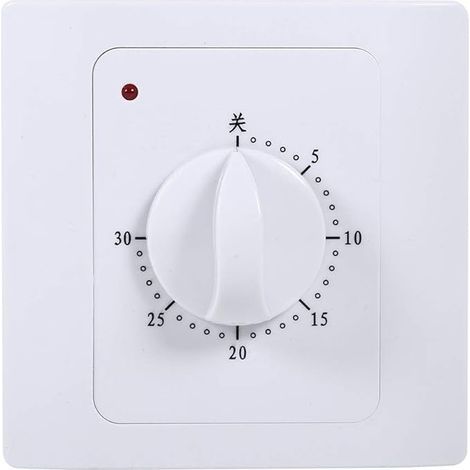 Mechanical Timer Switch, MAGT 220v 10a 30 Min Digital Electric Time Timer Control Switch Intelligent Countdown Time Timer Switch (1/5)