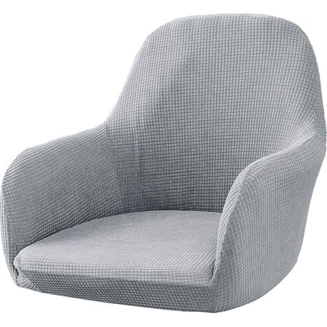 Stretch-Stuhlhusse für Esszimmer, Büro (Grau)