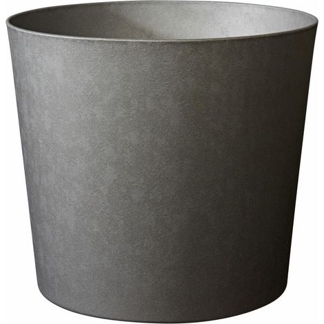 Konischer Blumentopf Ø 40 cm - EDA - Element - 30 L - Innen / Außen - Ø 39,1 x H. 32 cm - Anthrazitgrau (1/4)