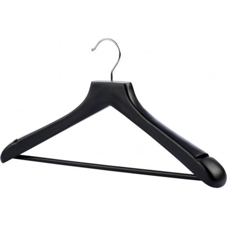 TrAdE Shop Traesio - 3 Gruccia Grucce A Filo In Legno Appendi Abiti Vestiti Maglie Pantaloni Camicie - (1/2)