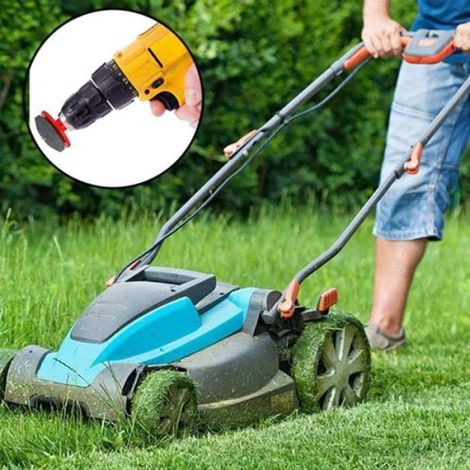 Affûteur de lame,Affuteur Lame Tondeuse Gazon Universel Aiguiseur de Tondeuse Accessoires,avec 1Pcs Kit D'équilibrage de Lame (1/4)