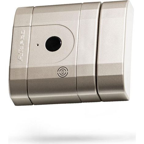 Serrure électronique invisible haute sécurité. Finition nickel mat. (1/5)