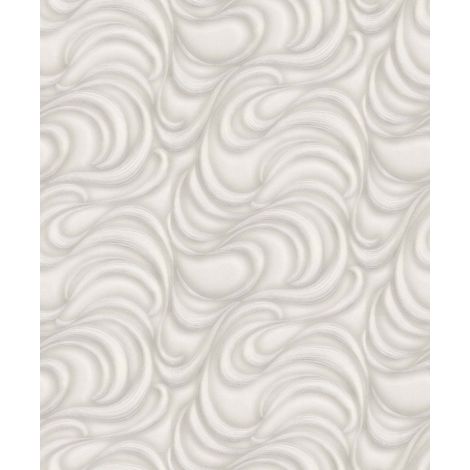 Papier peint original gris pour chambre adulte Tapisserie graphique grise claire salon & cuisine Papier peint intissé couloir & bureau (1/5)