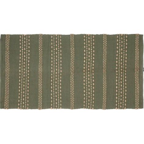 Tapis Déco "Bota" 70x140cm Vert Kaki (1/2)