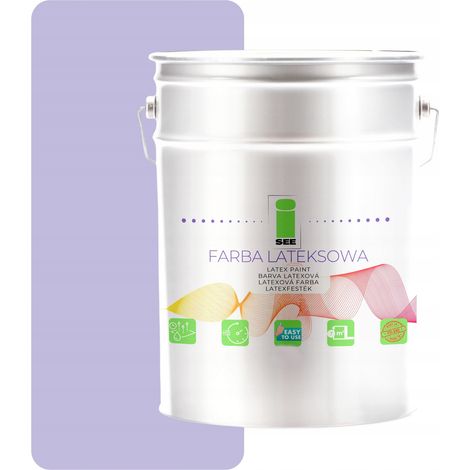 PITTURA MURALE IN LATTICE PER INTERNI LILLA VIOLA 5L POLONIA (1/5)