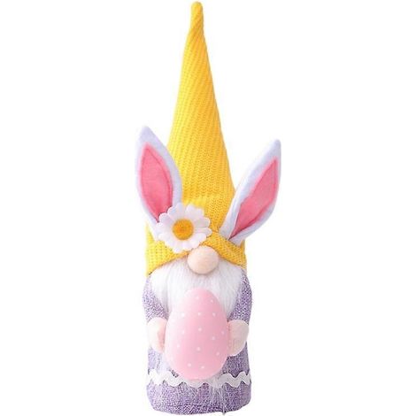 Niedlicher schwedischer Wichtel-Osterhase Tomte, Plüschpuppe zur Heimdekoration, niedliche Eier, festliche Bastelarbeiten.