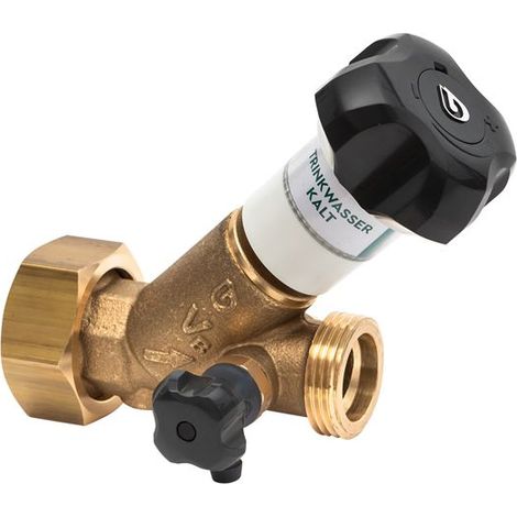 BWT KFR-Ventil Hydro Modul DN 20, mit Entleerung, bleifrei, PN 16, 94mm, 125596757 (1/2)