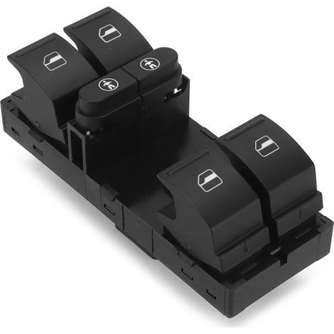 Commande de vitre électrique avant conducteur, bouton de lève-vitre principal 7L6959857E compatible Seat Alhambra 2011-2016 (1/5)