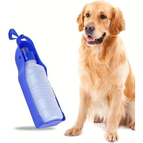 Bouteille d'eau portable pour chiens - 280 ml - Facile à transporter et à utiliser avec un design pratique et un entretien simplifié (1/4)
