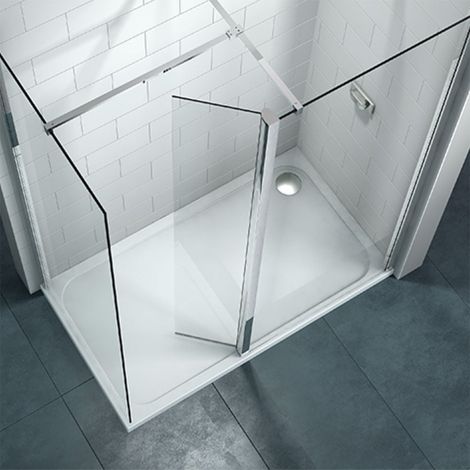 Merlyn Touchstone Slip Resistant Rectangular Shower Tray 1200mm x 800mm (1/5)