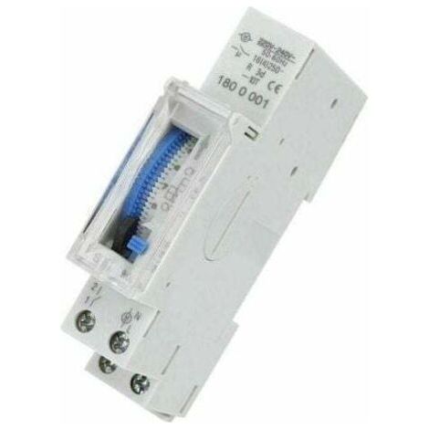 Programmable Time Switch, Mechanical Timer，15 Minutes to 24 Hours Programmable Standard Din Rail Mount Time Switch Relay，SUL180A,TRIMEC (1/4)