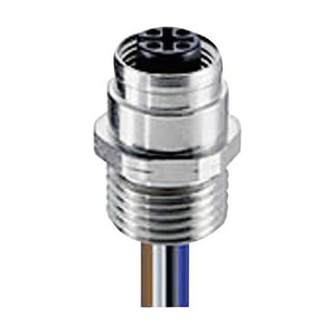 Lumberg Automation 108776 Connettore confezionato per sensore o attuatore M12 Presa 0.50 m Numero di poli: 4 1 pz.