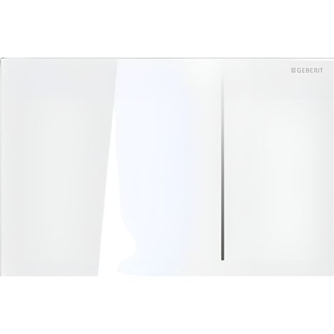 Geberit Sigma 70 panel de control para WC empotrado, dos pulsaciones, blanco