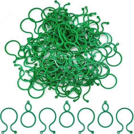 Lot de 200 pinces pour plantes - Petites pinces pour plantes grimpantes et fixation
