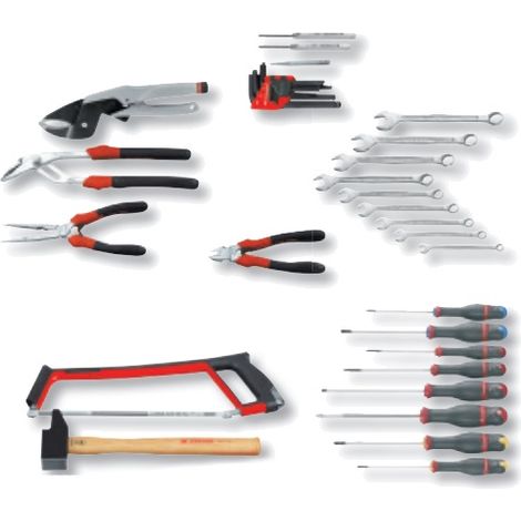 Facom – Coffret multi-outils 35 pièces – Outils en acier pour maintenance – Rangement compact et transport facile – Poids 5,6 kg (1/4)