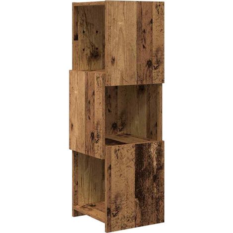 Maison Exclusive - Mobile angolare Legno vecchio 30,5x30x95cm Legno multistrato