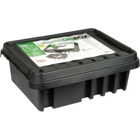 Boîtier étanche 330x230x140mm – Indice de protection IP65 – Pour chantiers humides et espaces confinés – Boîte de dérivation DRI BOX