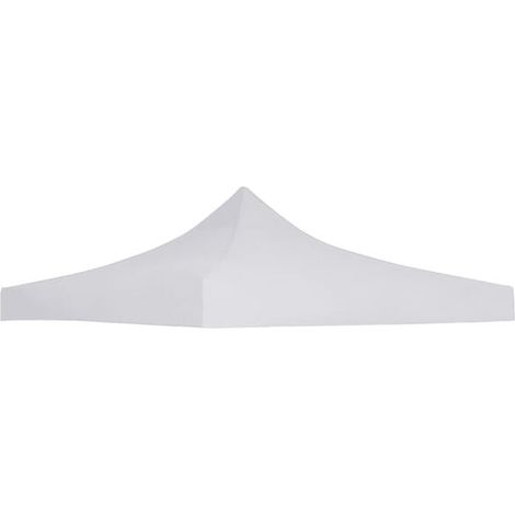 Toit de tente de réception 3 x 3 m blanc - Accessoire pour tonnelle tente de réception jardin extérieur (1/5)