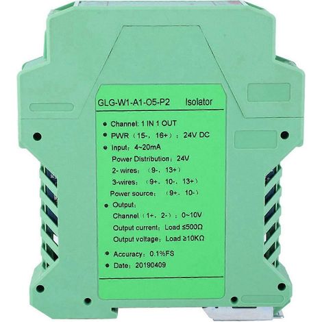 DC 24V DC Stromsignal-Isolator-Transmitter 4-20mA SPS-Erkennungssignalaufbereiter (2)