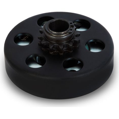EBERTH Fliehkraftkupplung für Welle 20mm Ø, Kettenradkupplung für Ketten Typ 35, Zahnfliehkraftkupplung, Zentrifugalkupplung Ritzel 12 Zähne 35, Go Kart, Pocket Bike, Quad, Motorrad, Dirt Bike