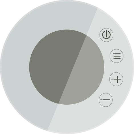 Thermostat intelligent à écran LCD, programmable, contrôlable via application mobile et compatible avec la commande vocale Google Home. (1/5)