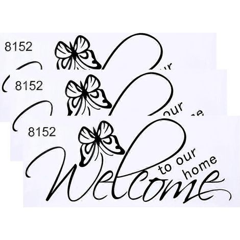 Décor Mural Autocollant 3 Pièces, Papier Peint Adhésif Amovible DIY, Sticker Muraux pour Maison, Décoration Intérieure (1/5)