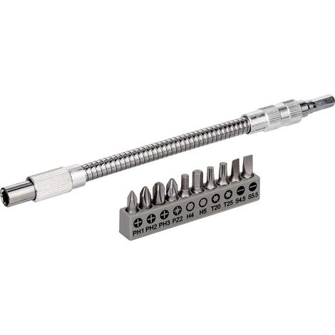 Bosch Prolunga Flessibile per Viti 200 mm 11 pezzi