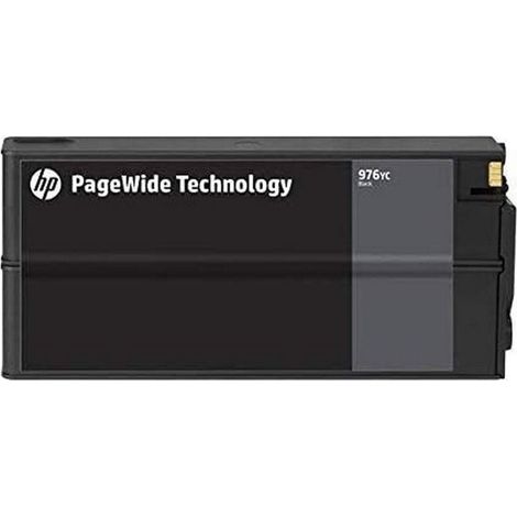 HP 976YC Schwarze Tintenpatrone mit hoher Kapazität PageWide Contract