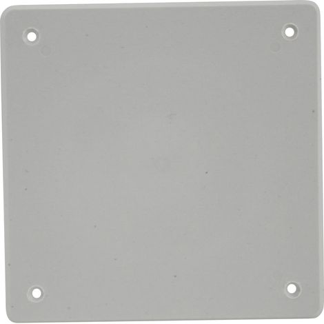 Deckel für Unterputz-Abzweigkasten 100 x 100 mm, weiß Schalterdosen & Abzweigdosen